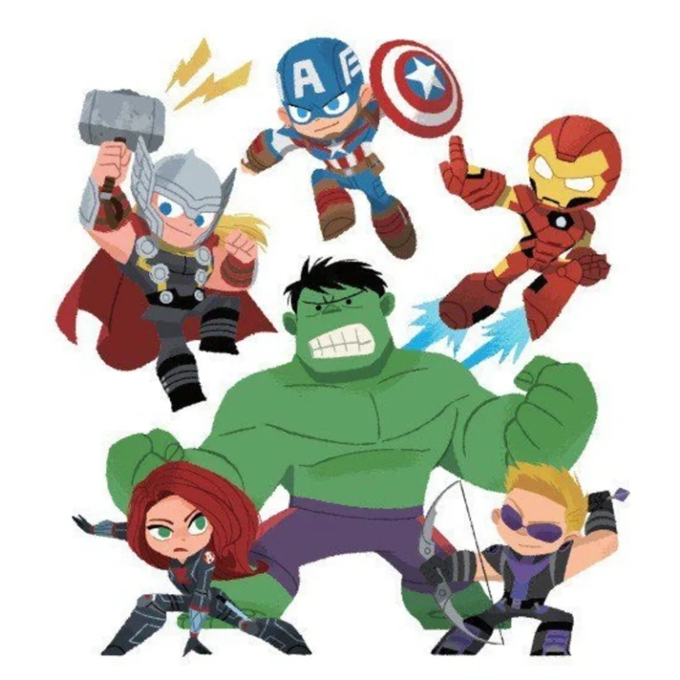32 Dibujos de Marvel Vengadores para Colorear