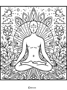 28 Free Meditation Coloring Pages
