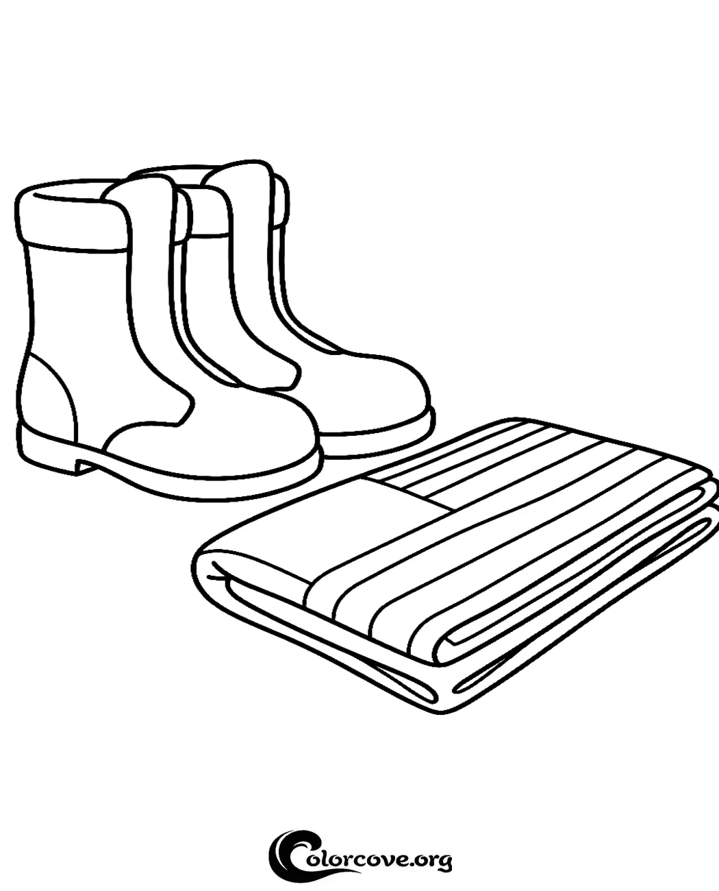 Celebrate patriotism with this fun and free printable American flag and boots coloring page. Download and print this high-quality line art in seconds for an engaging classroom or home activity.