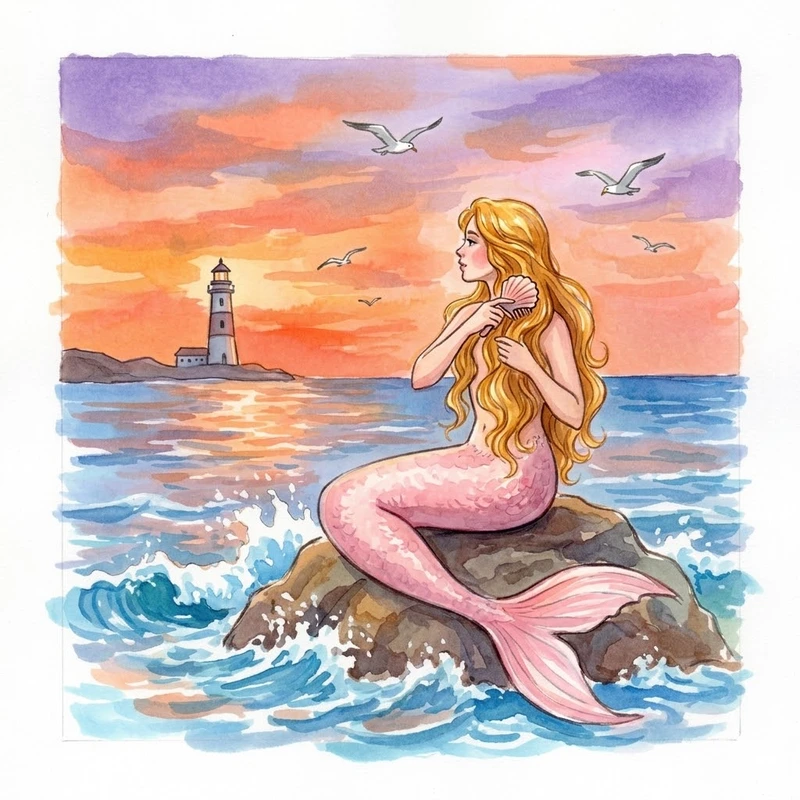 64 Mermaid Coloring Pages: Magical Underwater Adventures