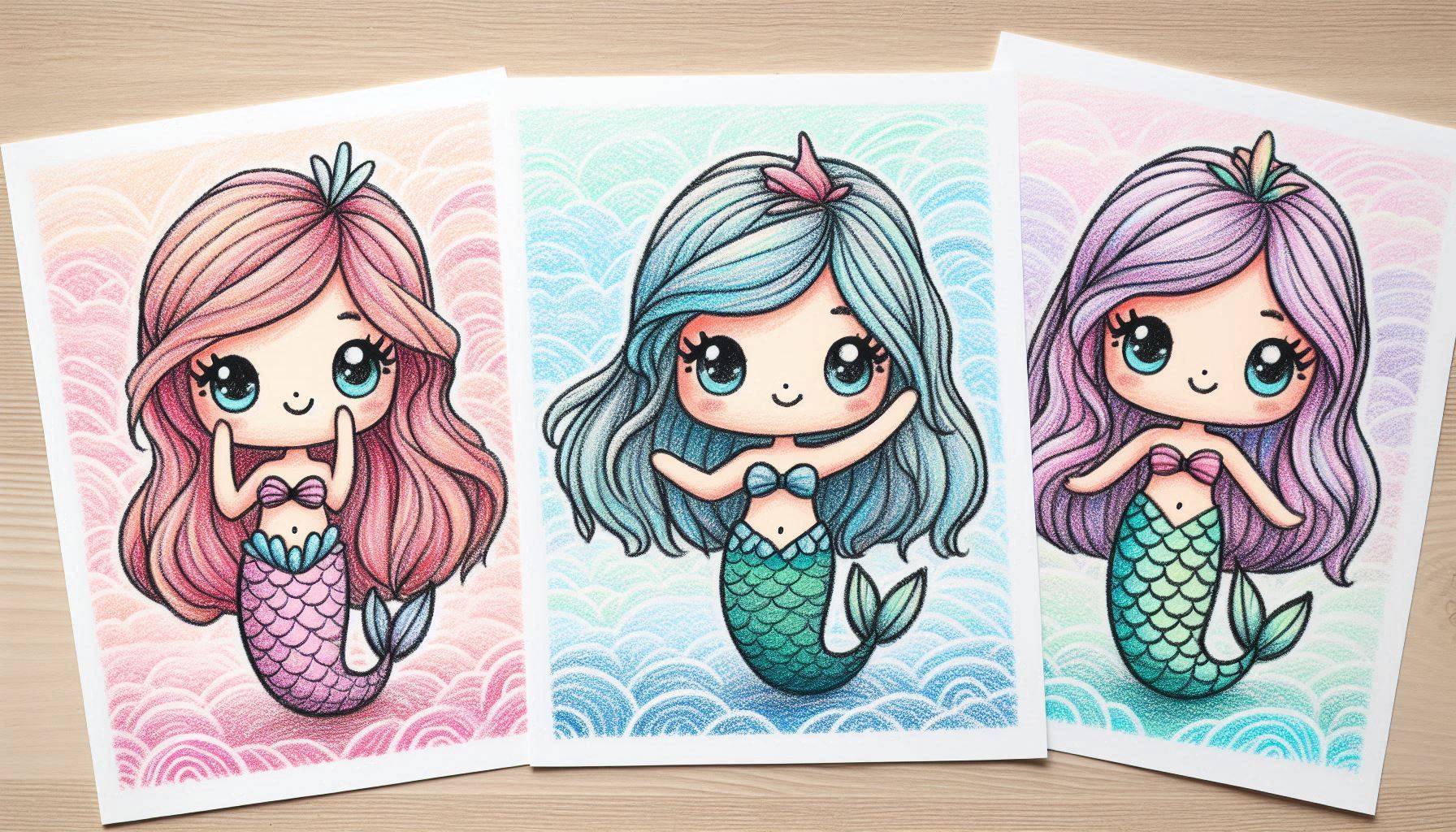 29 Free Cute Mermaid Coloring Pages