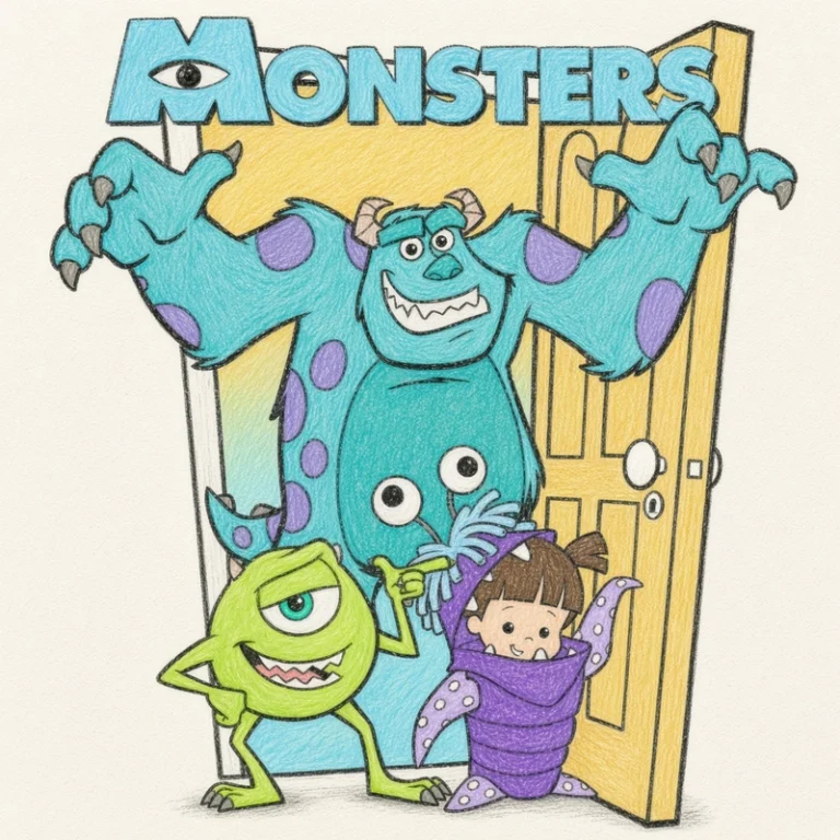 30 Monsters Inc Coloring Pages: Scare Factory Fun
