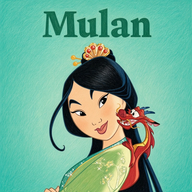 25 Mulan Coloring Pages: Warrior & Princess Fan Art