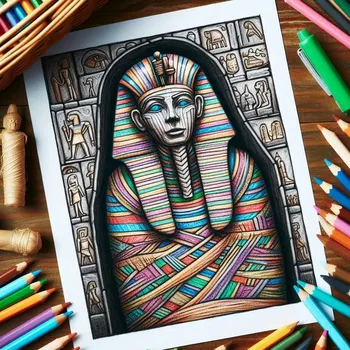 22 Free Mummy Coloring Pages