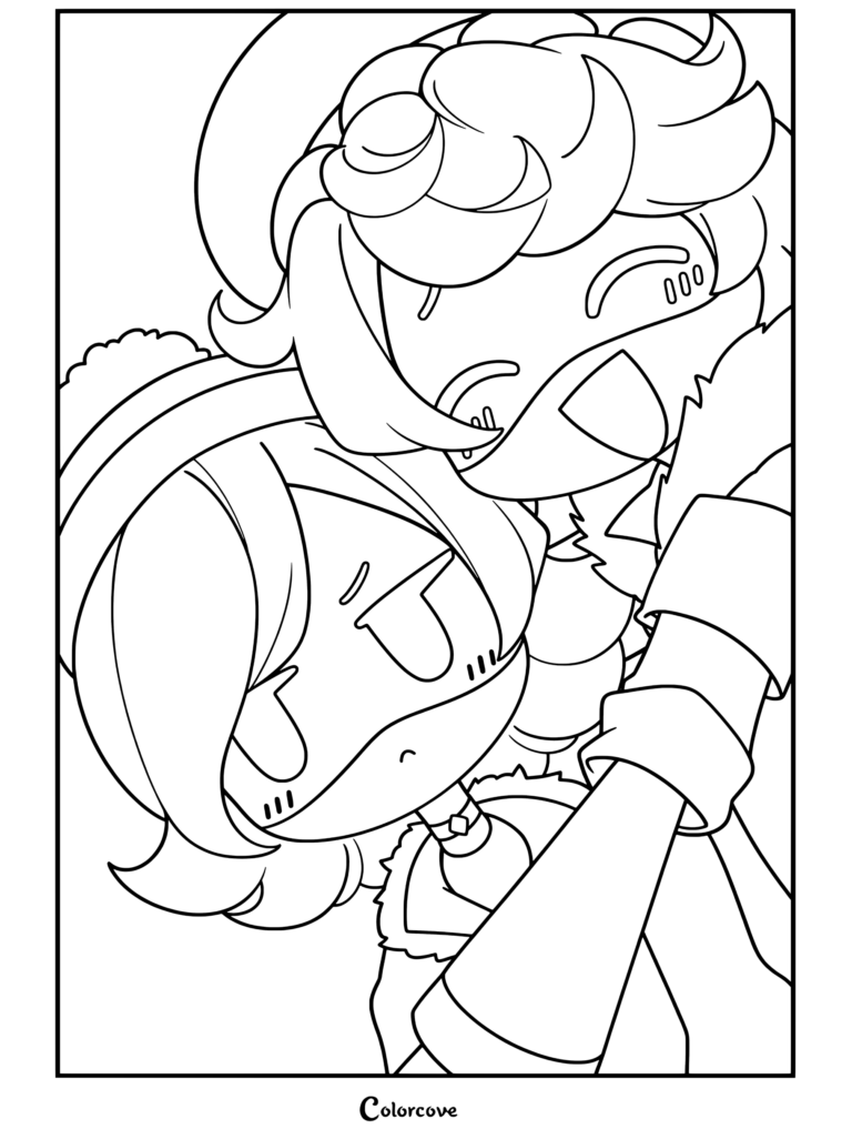 N and Uzi hug each other with affectionate expressions.