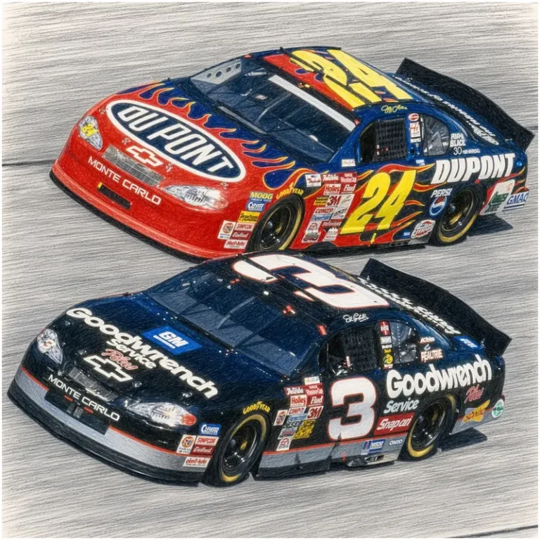37 Dibujos de NASCAR para Colorear e Imprimir