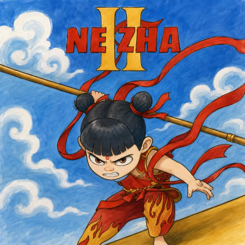 20 Ne Zha Movie Coloring Pages: Epic Fantasy Adventures