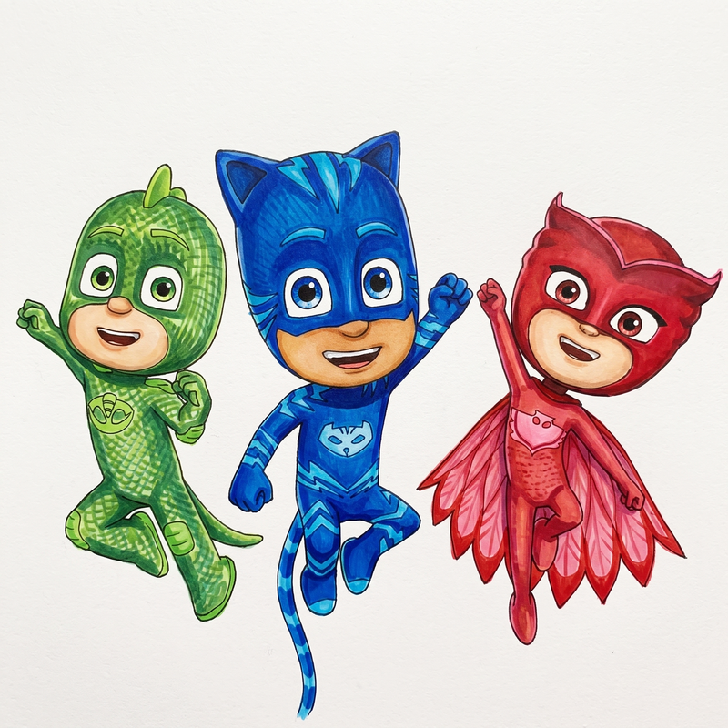 41 Coloriages Pyjamasques à Imprimer