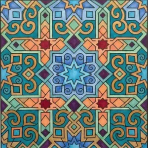 102 Pattern Coloring Pages: Intricate Aesthetic Zen Designs