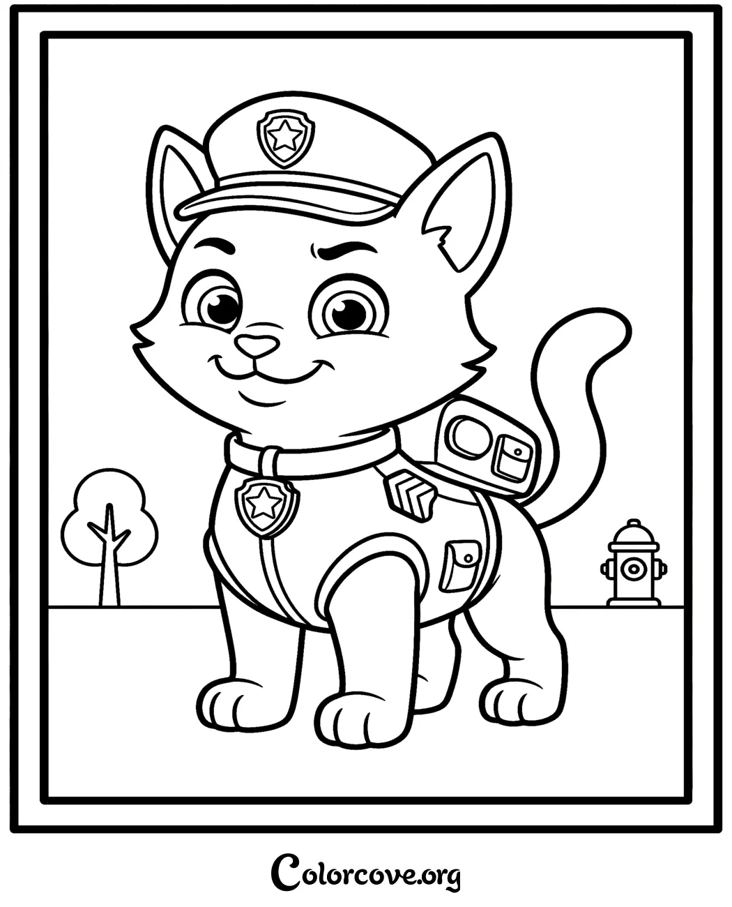 Bring the adventurous spirit of Liberty from Paw Patrol to life with this fun, free printable coloring page perfect for kids. Simply download and print this high-quality coloring sheet in seconds for hours of creative fun.