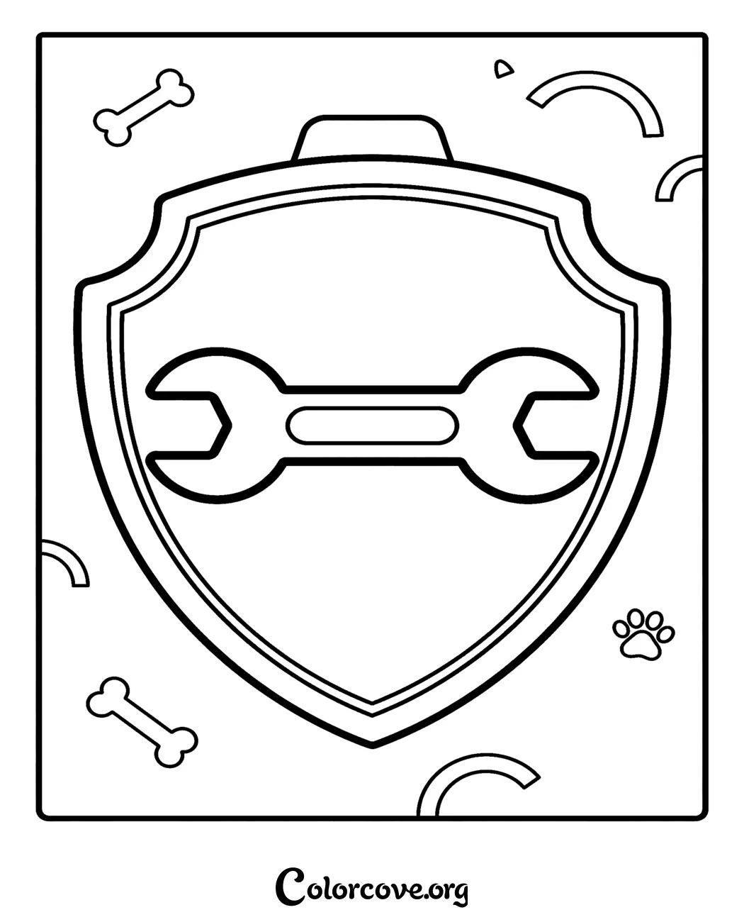 Celebrate your child's favorite handy pup with this free printable Paw Patrol Rocky badge coloring page. Perfect for creative kids who love the show, this easy-to-print activity is ready for action in seconds.