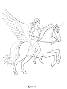 19 Free Pegasus Coloring Pages