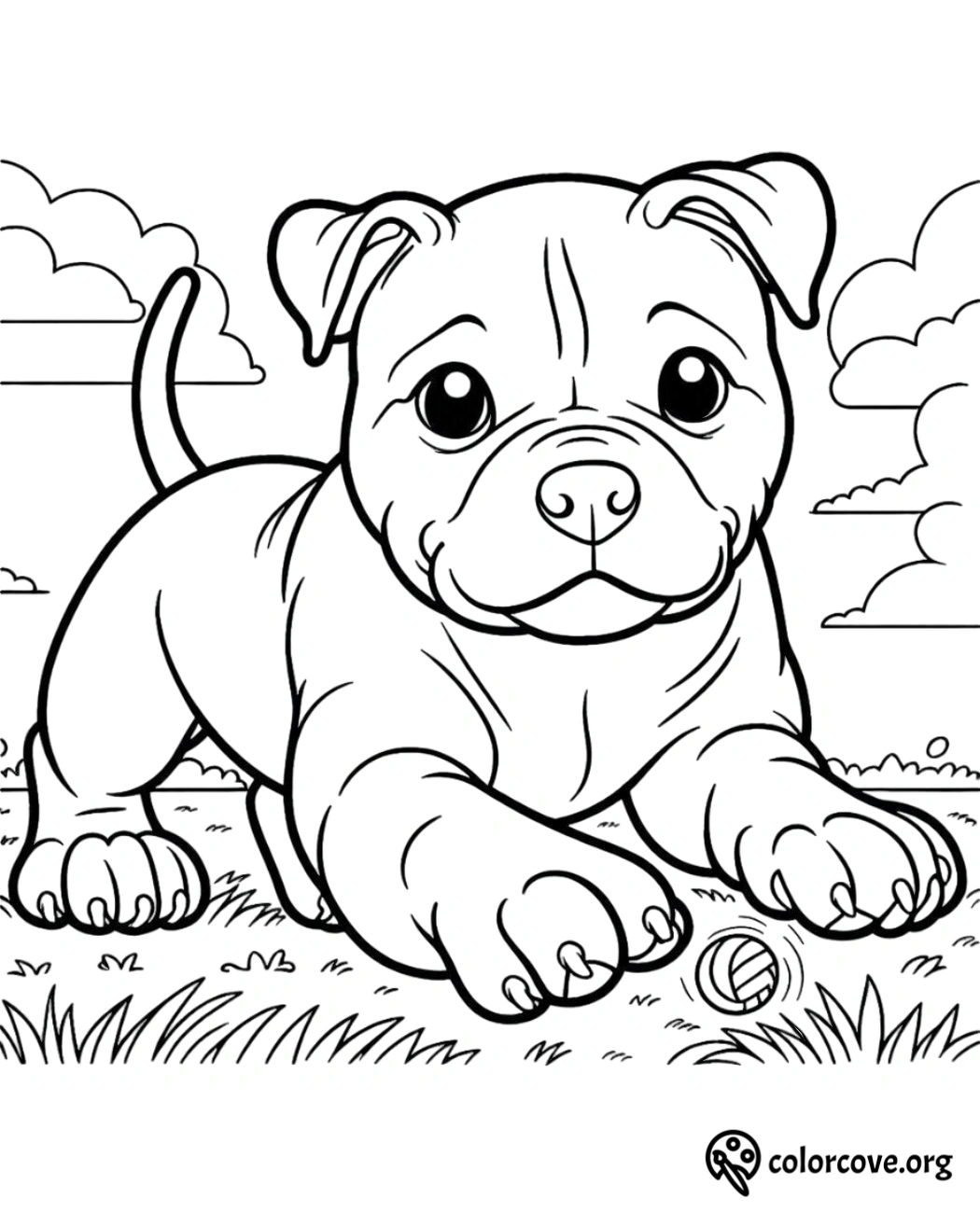 a black and white drawing of a dog