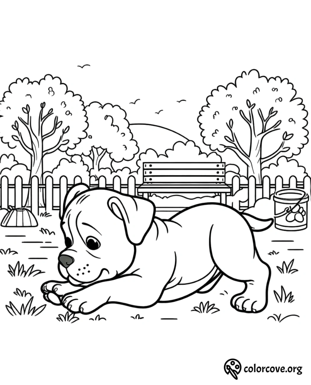 a black and white drawing of a dog