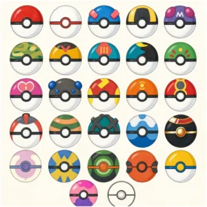 20 Coloriages Pokeball : Attrapez-les tous !