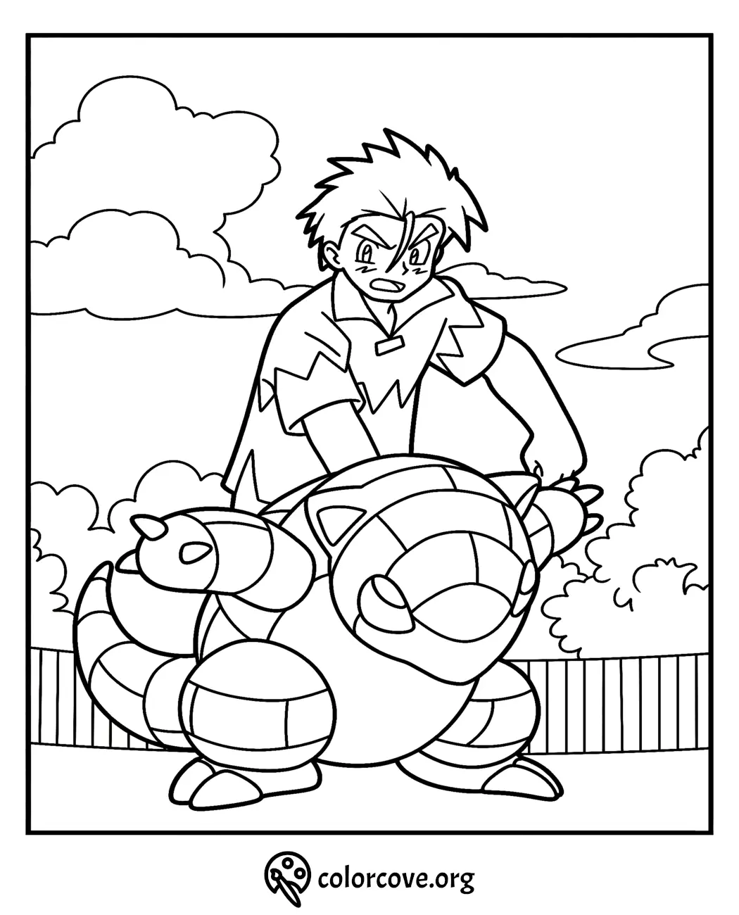 Pokemon Kanto Coloring Pages Free Printable (14)