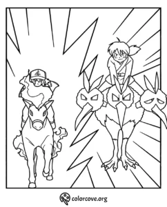 Pokemon Kanto Coloring Pages Free Printable (19)