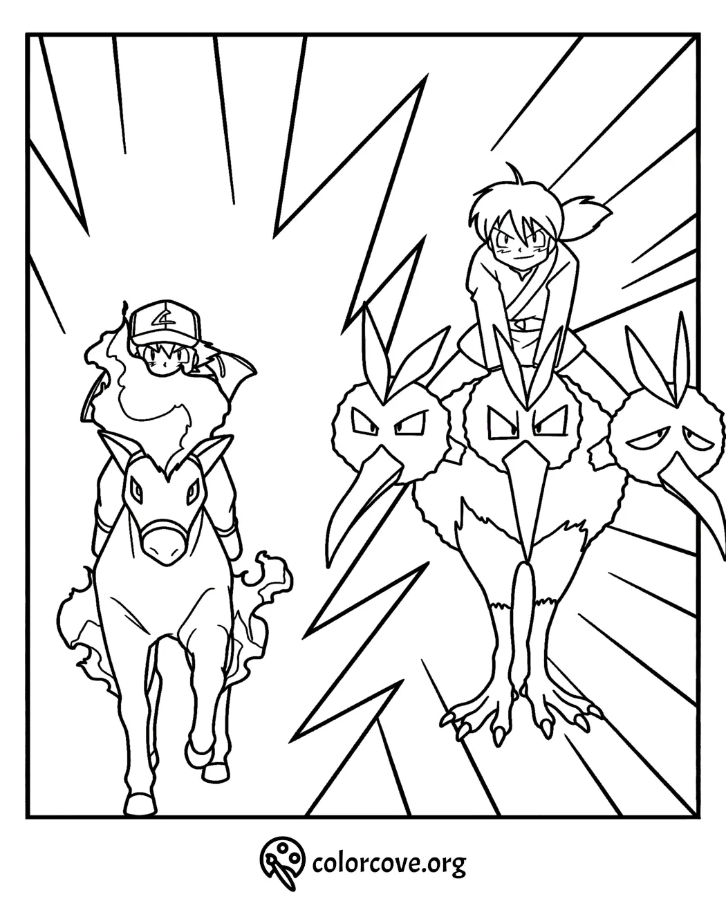 Pokemon Kanto Coloring Pages Free Printable (19)