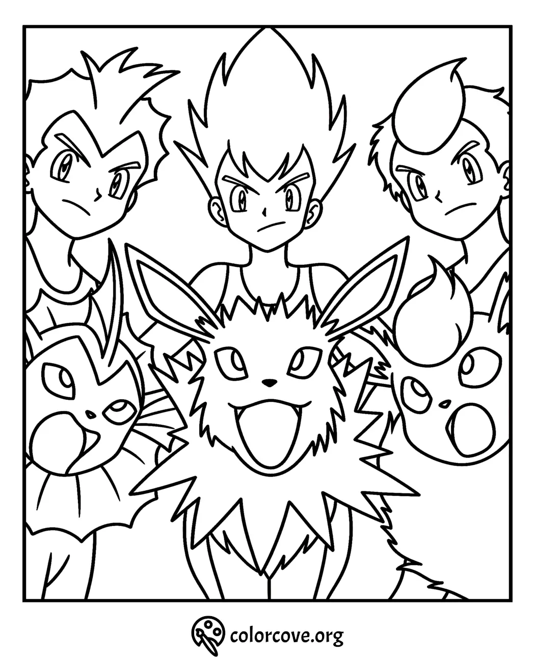 Pokemon Kanto Coloring Pages Free Printable (20)