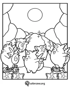 Pokemon Kanto Coloring Pages Free Printable (25)