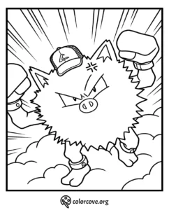 Pokemon Kanto Coloring Pages Free Printable (26)