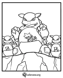 Pokemon Kanto Coloring Pages Free Printable (30)
