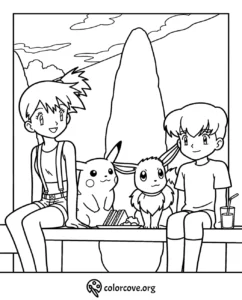 Pokemon Kanto Coloring Pages Free Printable (38)