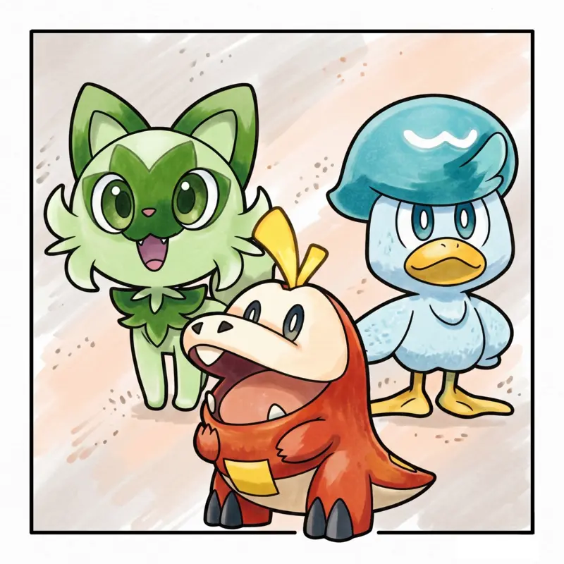 131 All 120 Gen 9 Paldea Pokémon Coloring Pages: Full Dex