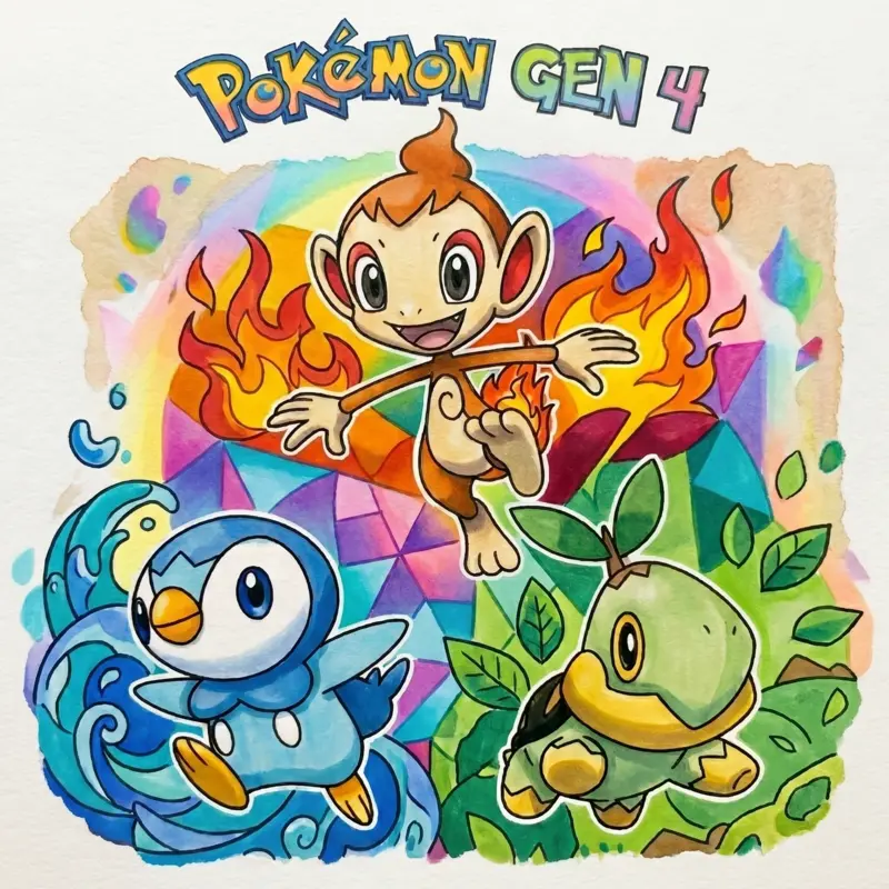 124 Pokemon Sinnoh Coloring Pages: Epic Gen 4 Adventures