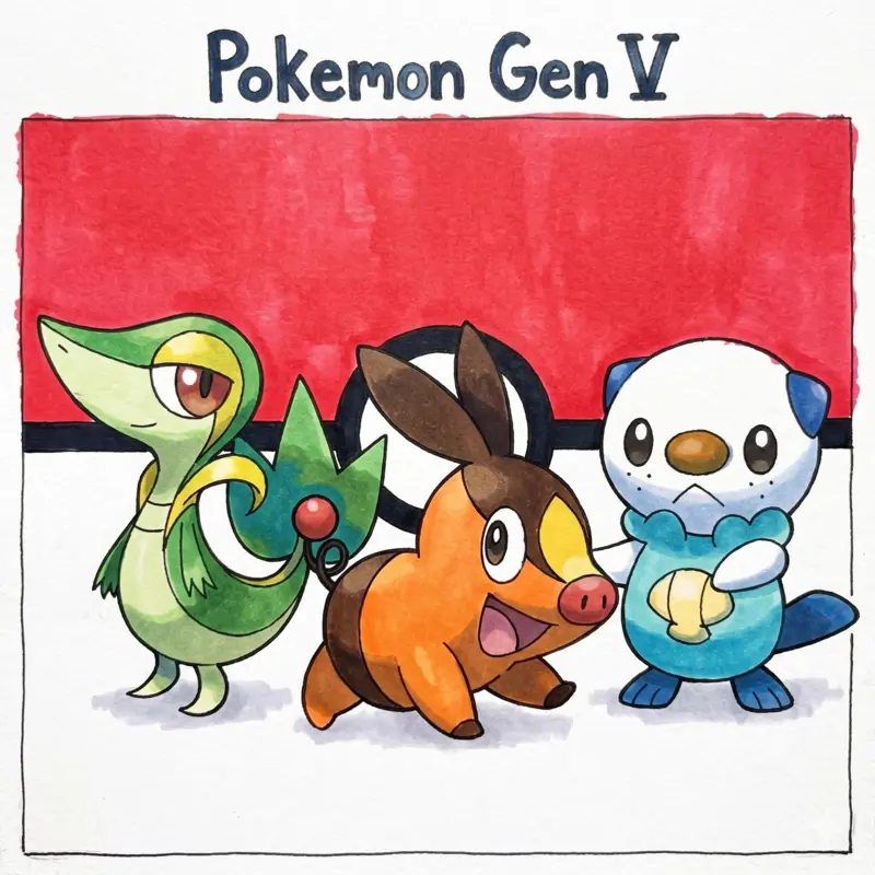 All 156 Gen 5 Unova Pokémon Coloring Pages: B&W Era