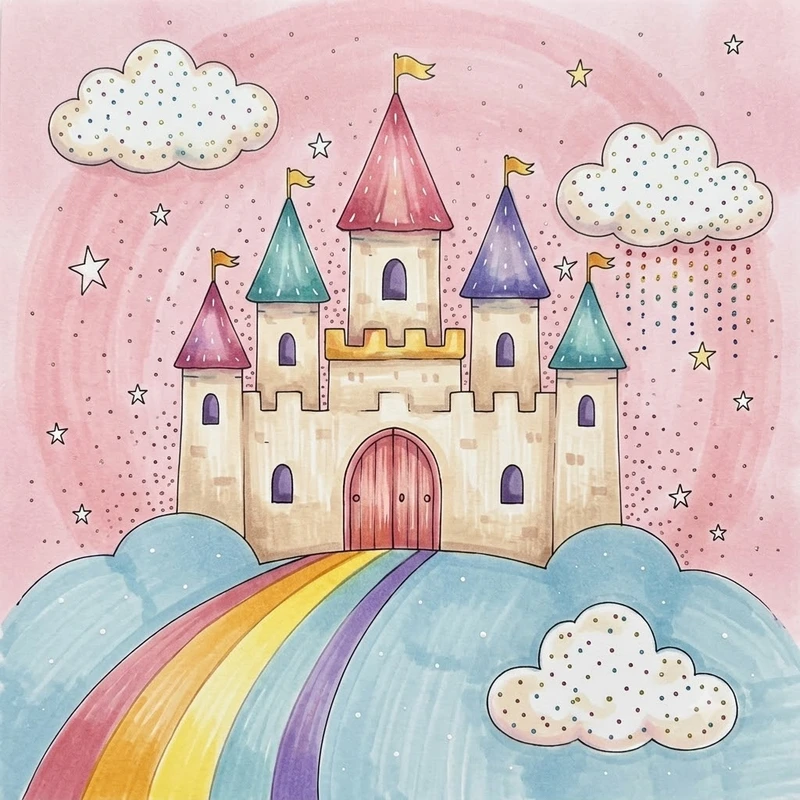28 Cute Princess Castle Coloring Pages: Magical Art Fun