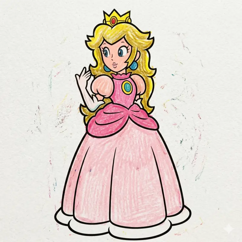 32 Princess Peach Coloring Pages (Free & Printable for Kids)