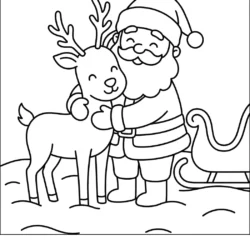Reindeer Coloring Pages Free Printable (26)