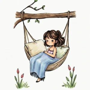 25 Relaxing Hammock Coloring Pages: Aesthetic Zen Escapes