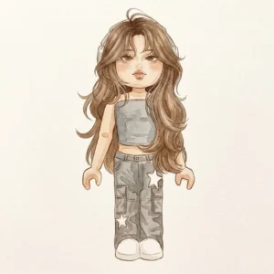 53 Roblox Avatar Coloring Pages: Aesthetic & Trendy Styles