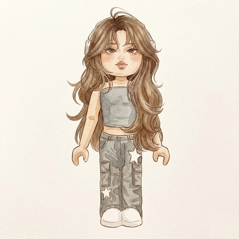 53 Roblox Avatar Coloring Pages: Aesthetic & Trendy Styles