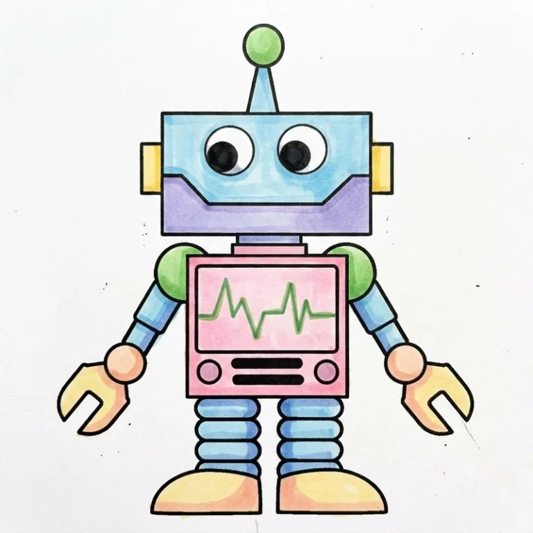 42 Free Robot Coloring Pages