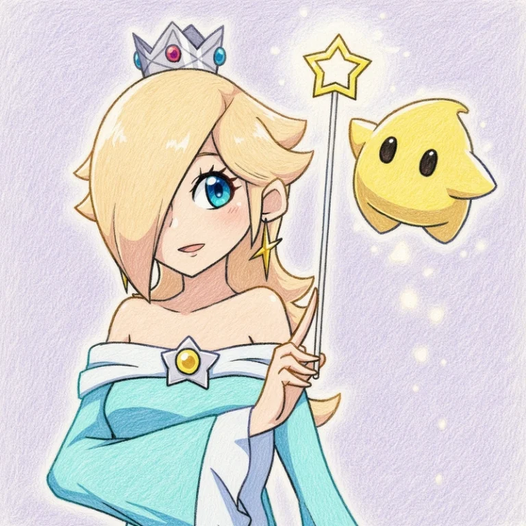 37 Rosalina Coloring Pages: Celestial Star Art