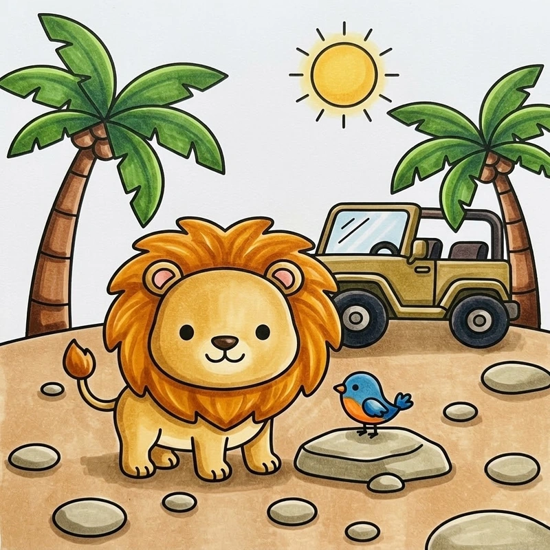 29 Free Safari Coloring Pages