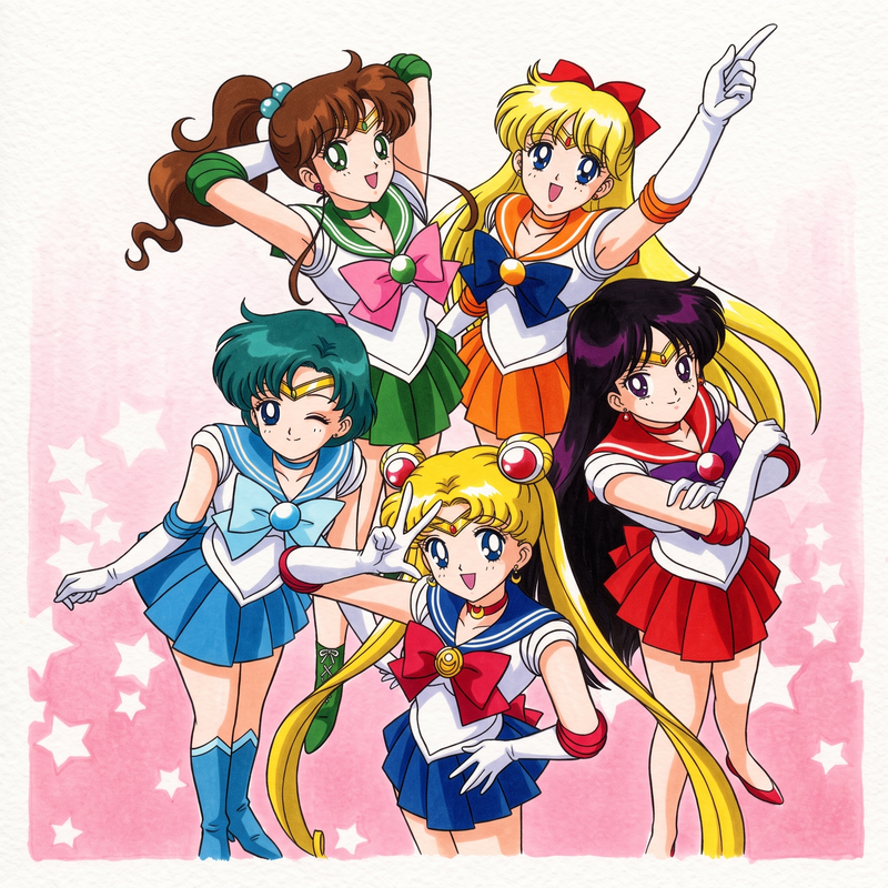 69 Coloriages Sailor Moon : Magie Anime à Imprimer