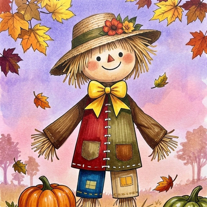 32 Spooky Scarecrow Coloring Pages: Free Printable Fun