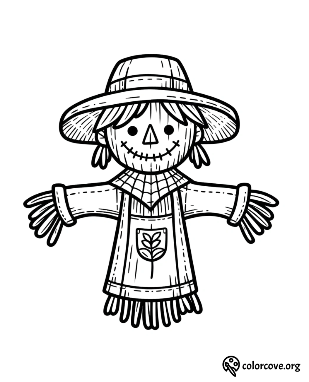 23 Free Scarecrow Coloring Pages