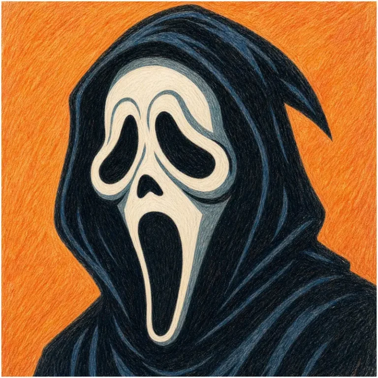22 Scream Ghostface Coloring Pages: Slasher Fan Art