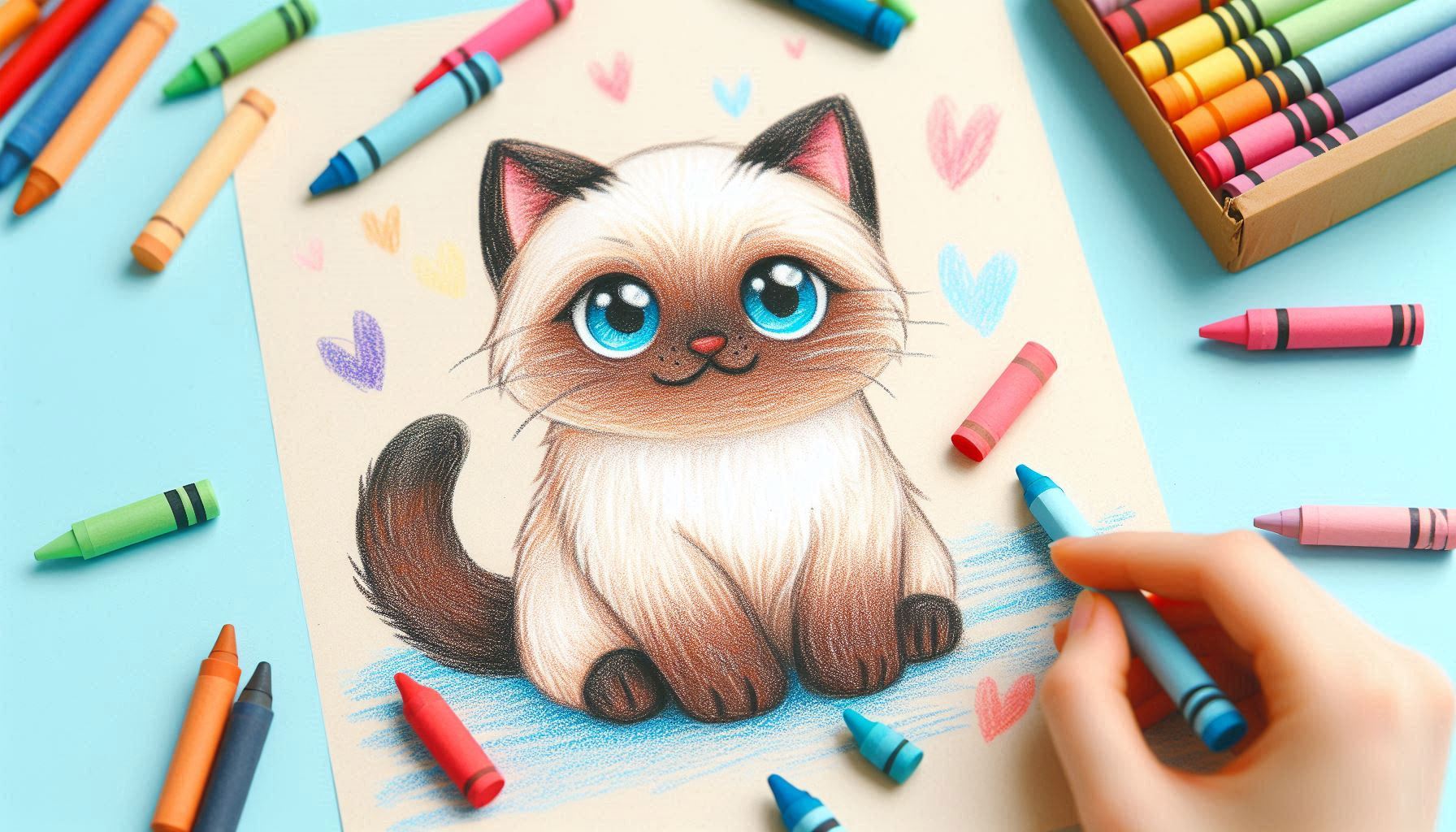 24 Free Siamese Cat Coloring Pages