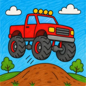 52 Simple Truck Coloring Pages: Heavy-Duty Creative Fun