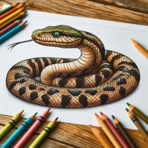24 Free Snake Coloring Pages