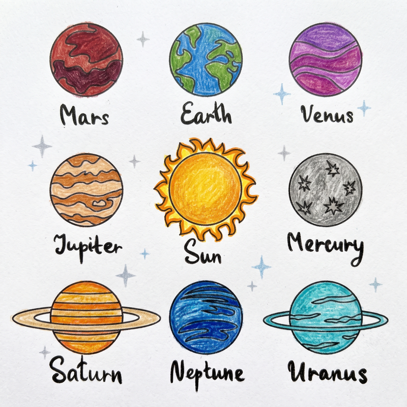 21 Solar System Coloring Pages: Free Printables