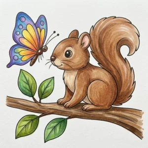 45 Free Squirrel Coloring Pages