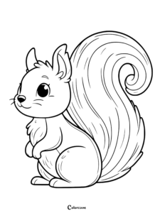 32 Free Squirrel Coloring Pages
