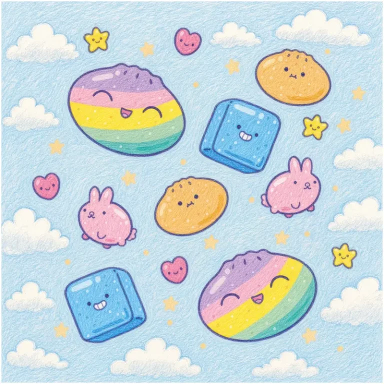 Dibujos de Squishy: 27 Páginas para Colorear Gratis